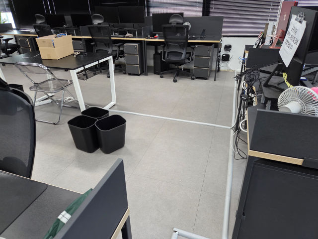 부천 사무실 랜공사 및 정리